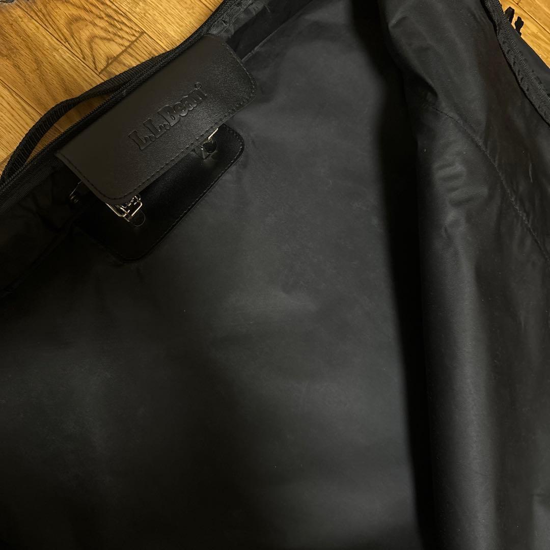 90s 台湾製 L.L.Bean ガーメント バッグ 黒 企業 支給品 衣装