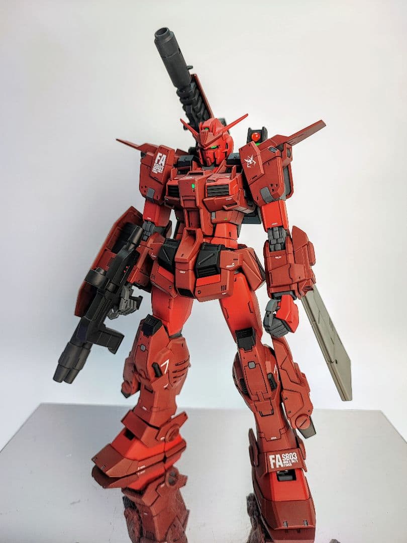 MGシャア専用フルアーマーガンダム ガンプラ完成品