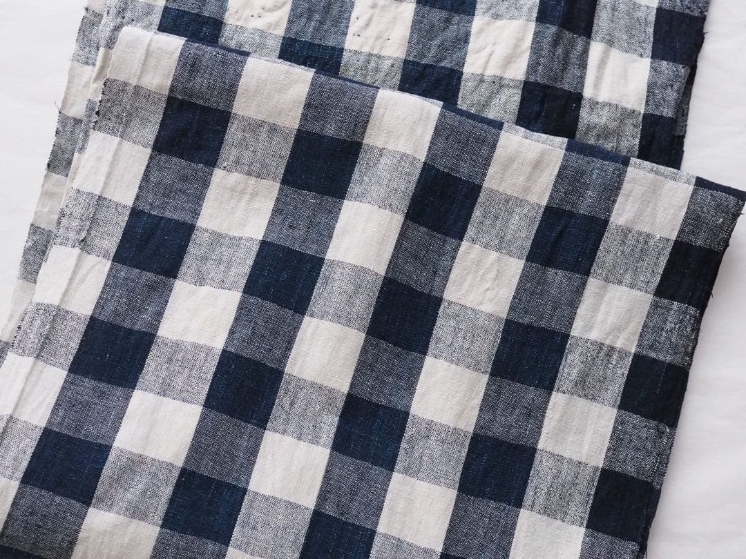 丹波布 民芸 民芸運動 柳宗悦 木綿 手織り 手紡ぎ 草木染め 生地 チェック