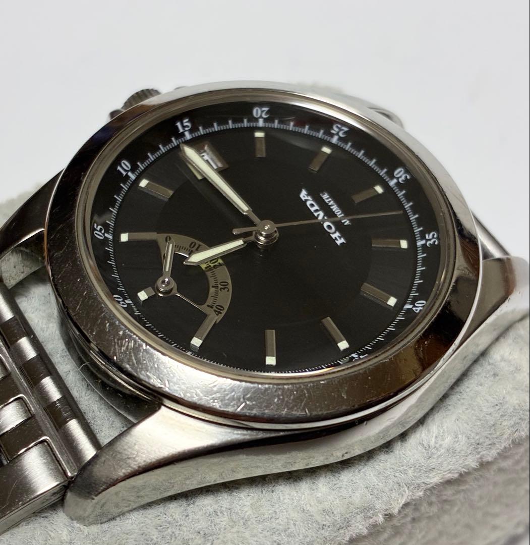 m*n様 HONDA 自動巻き　スケルトン　パワーリザーブ　ブラック文字盤