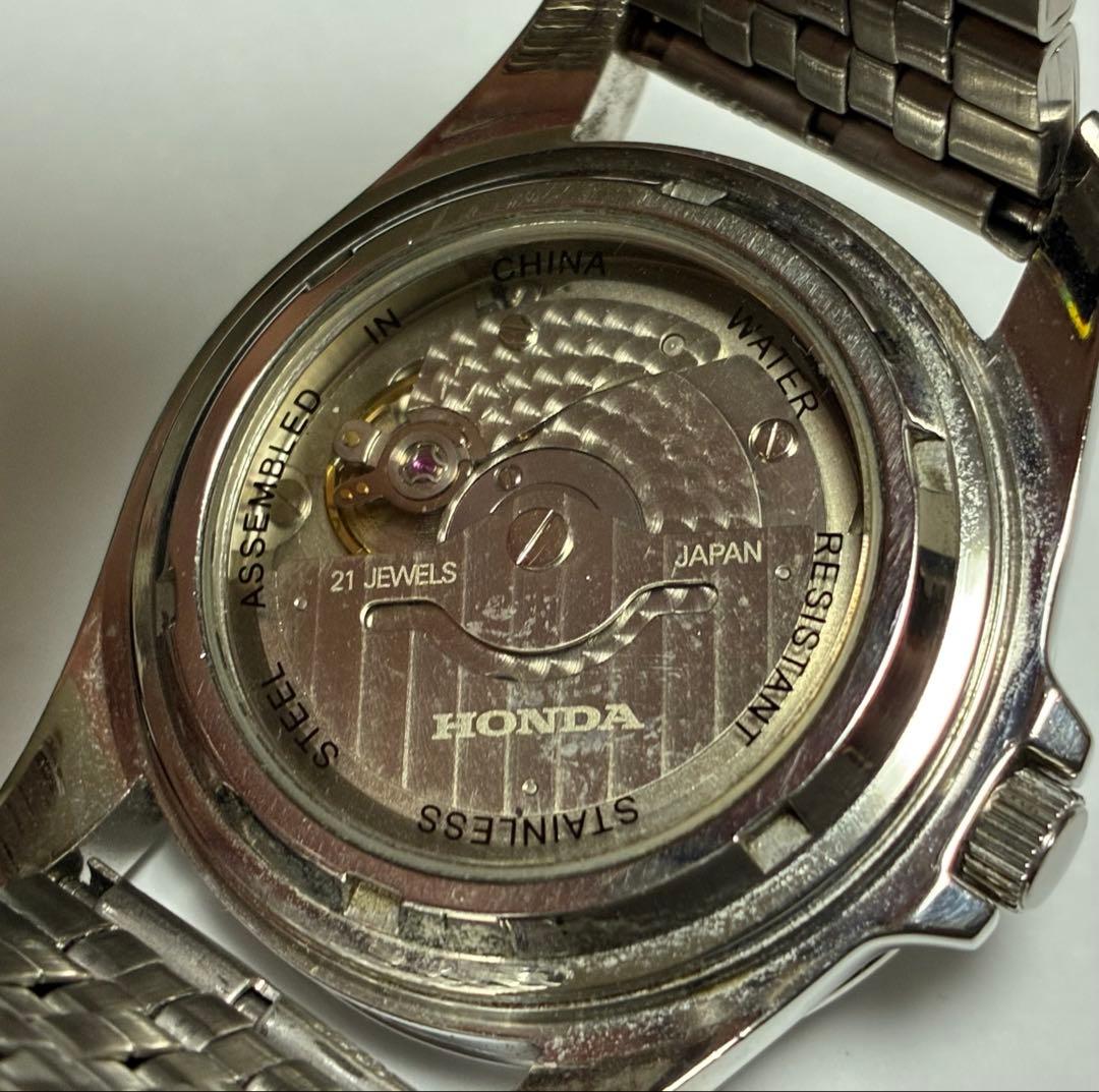m*n様 HONDA 自動巻き　スケルトン　パワーリザーブ　ブラック文字盤