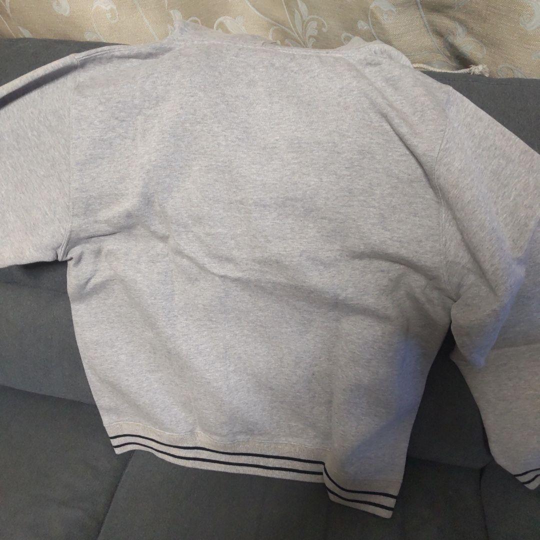 Stussy グレー ジップアップパーカー M