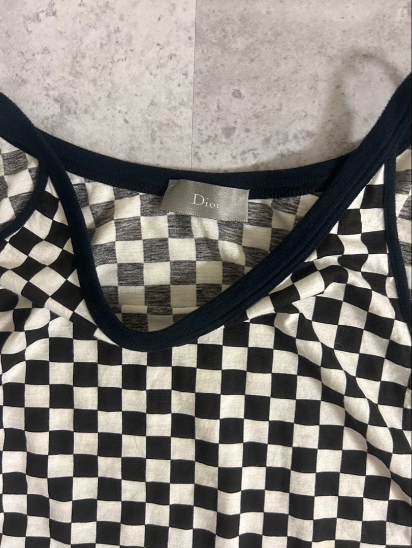 dior homme SS06 Checkered タンクトップ　エディスリマン