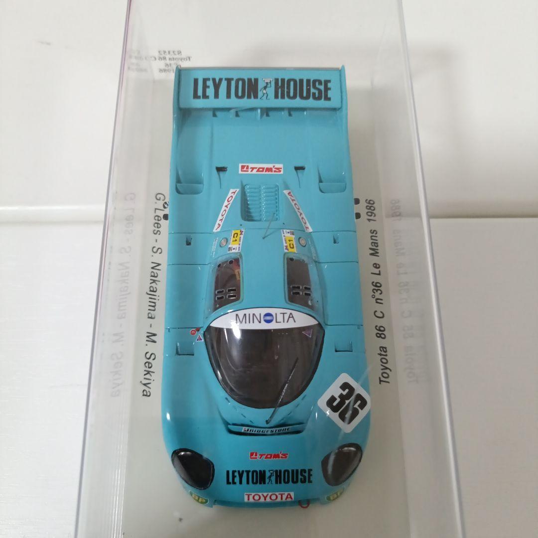1/43 スパーク トヨタ 86C LEYTON HOUSEルマン1986