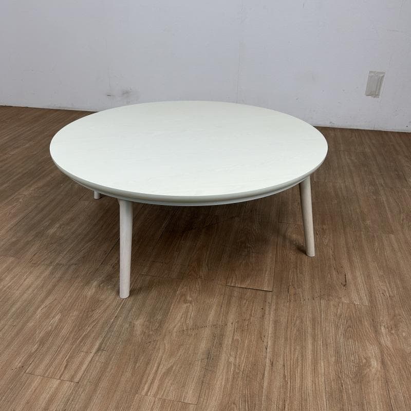 【新品】BIG折れ脚　円形こたつ100WH【OUTLET】