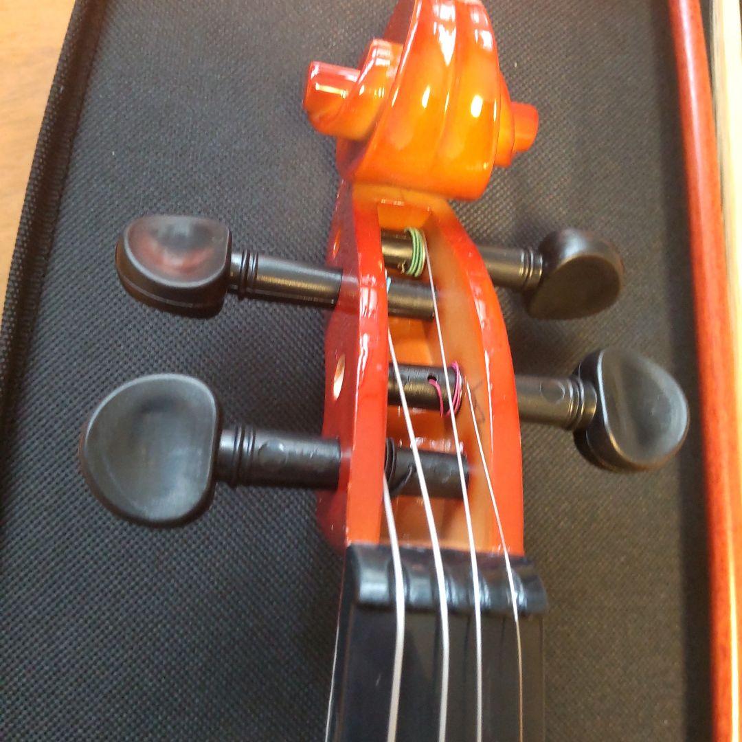 新品！格安！オレンジ色のバイオリン 本体 4/4フルサイズ