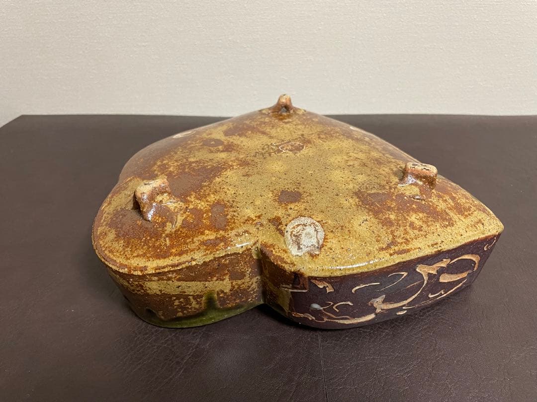 高内秀剛　鉄絵織部鉢　共箱　茶道具