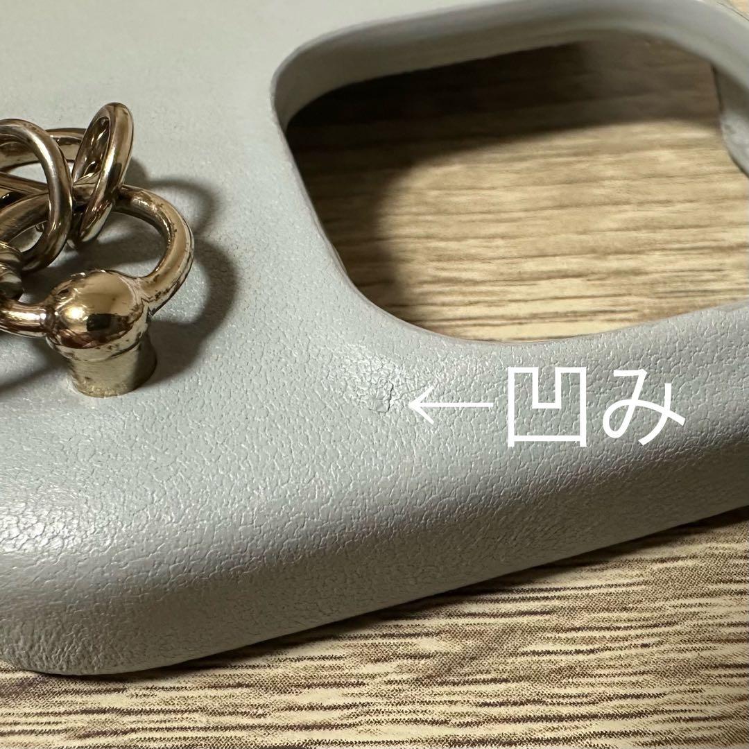 【正規品】Dior 水色　iPhone14pro スマホケース　キルティング