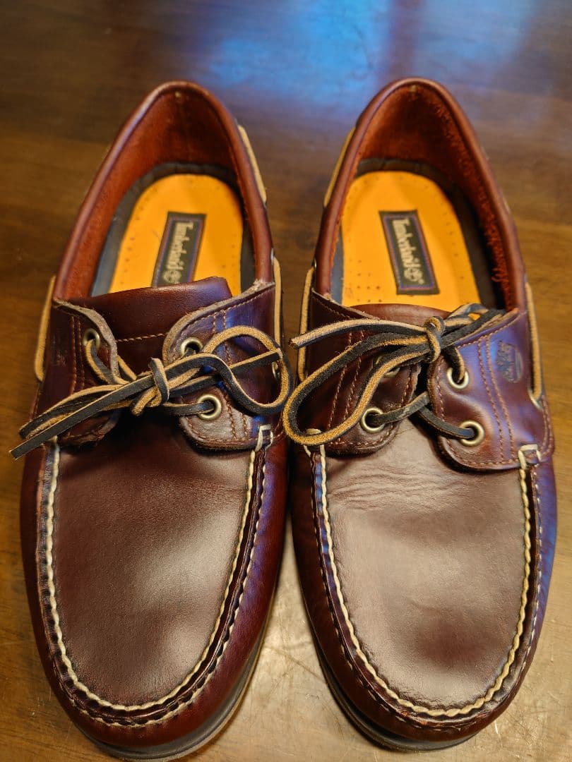 Timberland レザー デッキシューズ（未使用）