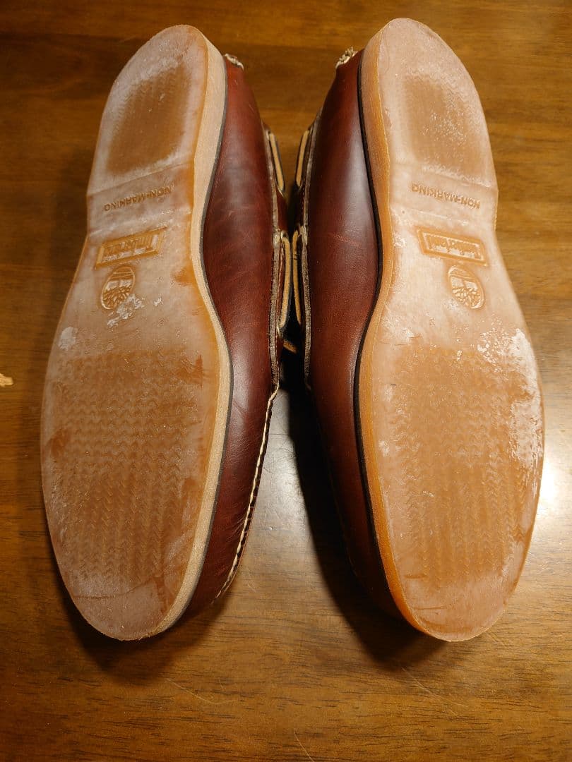 Timberland レザー デッキシューズ（未使用）