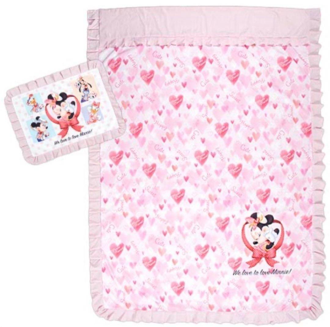 【新品未使用】ミニーのベスティーズバッシュ布団カバーとスーベニアバッグセット