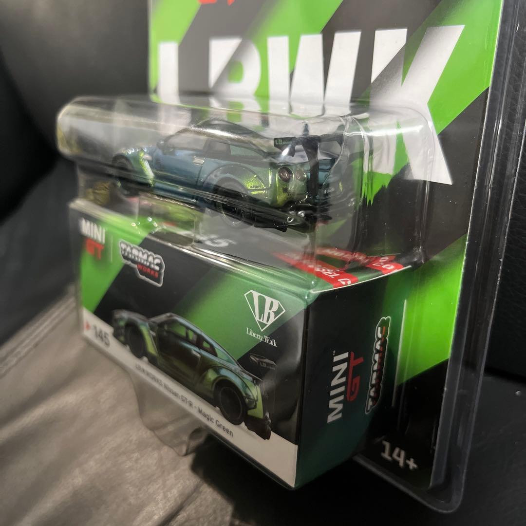 2台セット ミニGT ターマック LBWK R35　ウラカン マジック グリーン