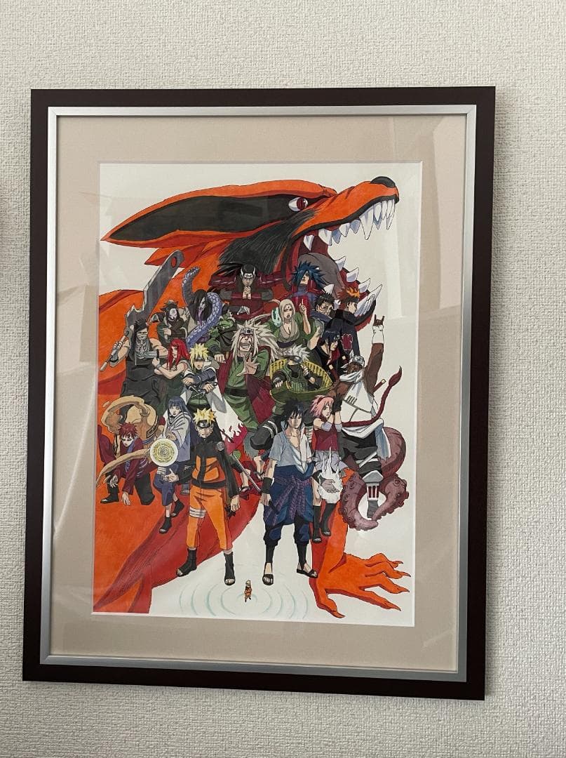 【完全受注生産】高級複製原画 NARUTO展 キービジュアル 忍ver.