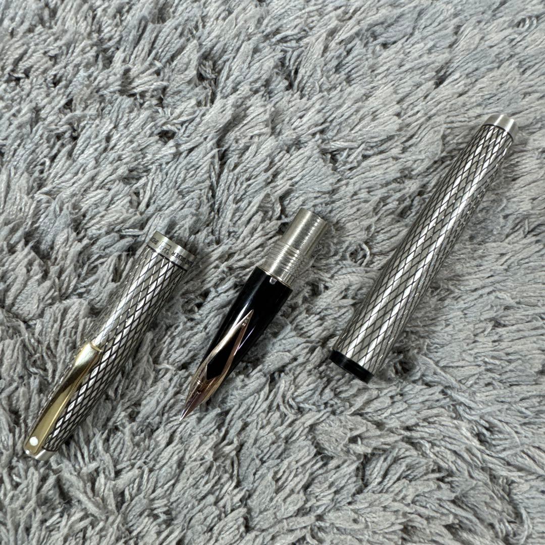 SHEAFFER シェーファー 14K 万年筆 STERLING SILVER