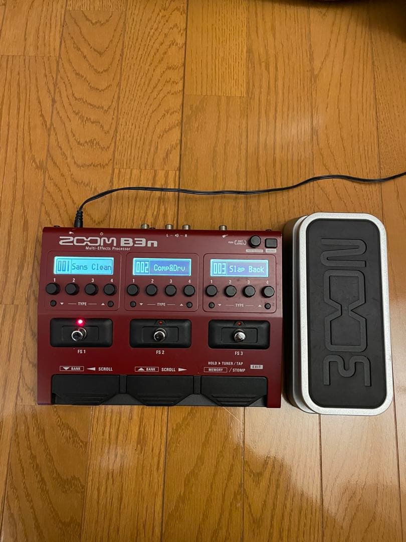 ZOOM B3n マルチエフェクター + FP02M ペダル