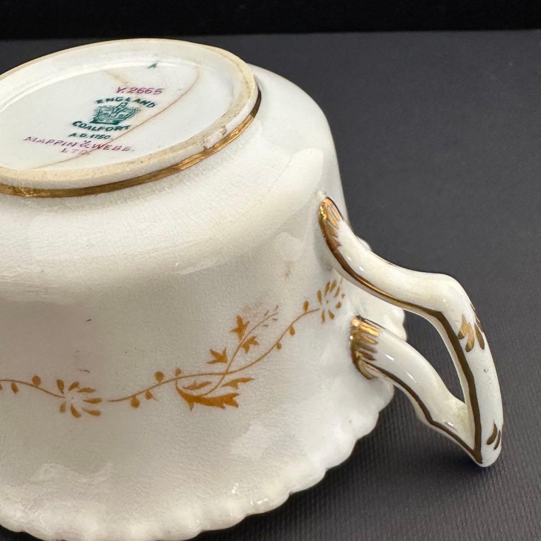 【最終セール】コールポート バットウィング アンティーク ティーカップ＆ソーサー