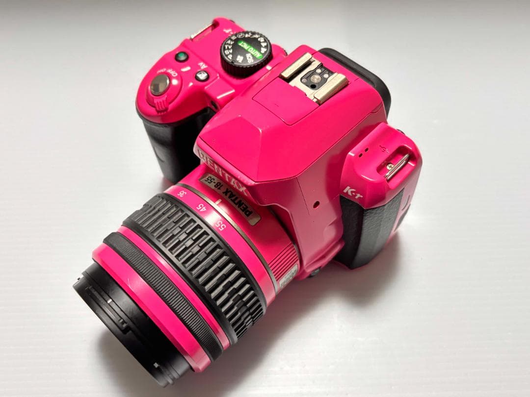 PENTAX K-r ピンク デジタル一眼レフカメラ 18-55mm レンズ付き