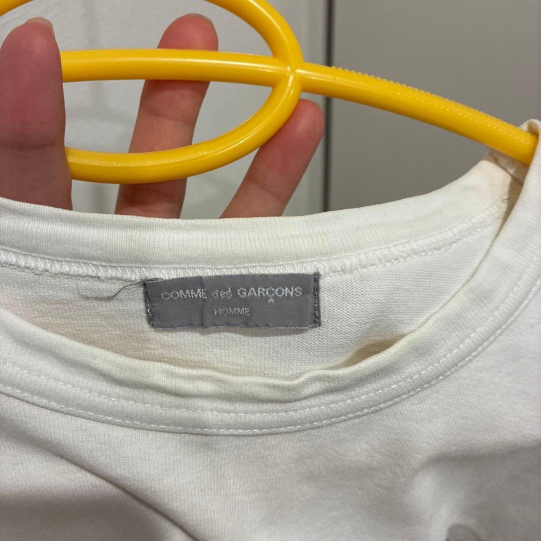 COMME des GARÇONS HOMME ホワイト Tシャツ