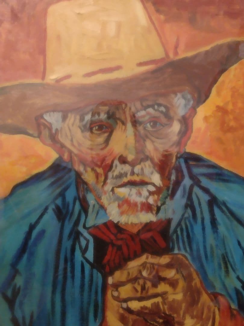 フィンセント・ファン・ゴッホ模写+額付き