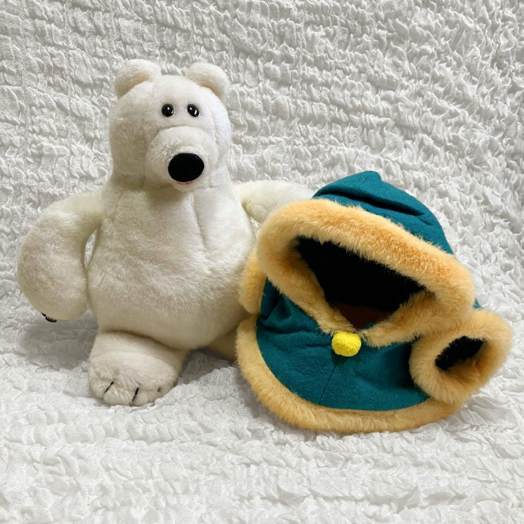 希少!!?【日立】白くまくん３代目（1983年〜）ぬいぐるみ（非売品）