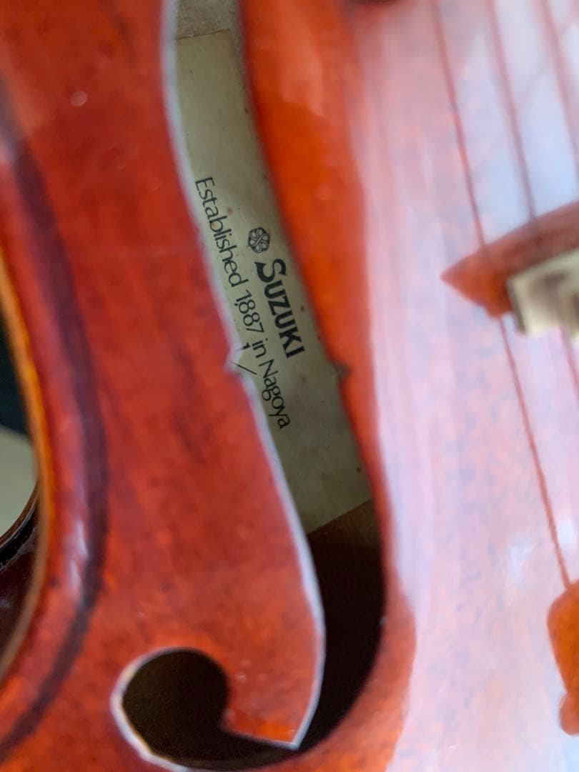 スズキ　バイオリン　2/1 サイズ　昭和　約30年前の購入　眠った楽器に♪を