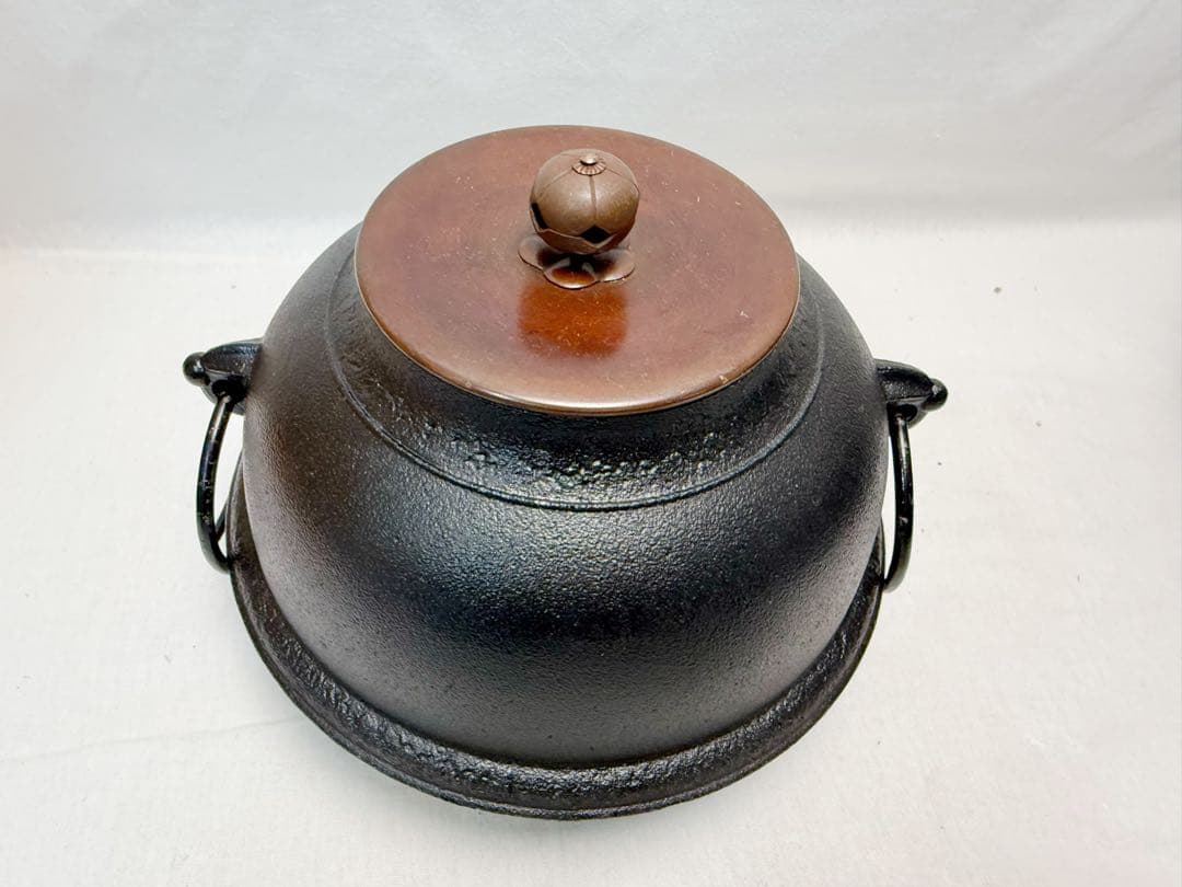 美品 野々田合金製 朝鮮風炉型電熱器 コントローラー式 風炉釜 前瓦