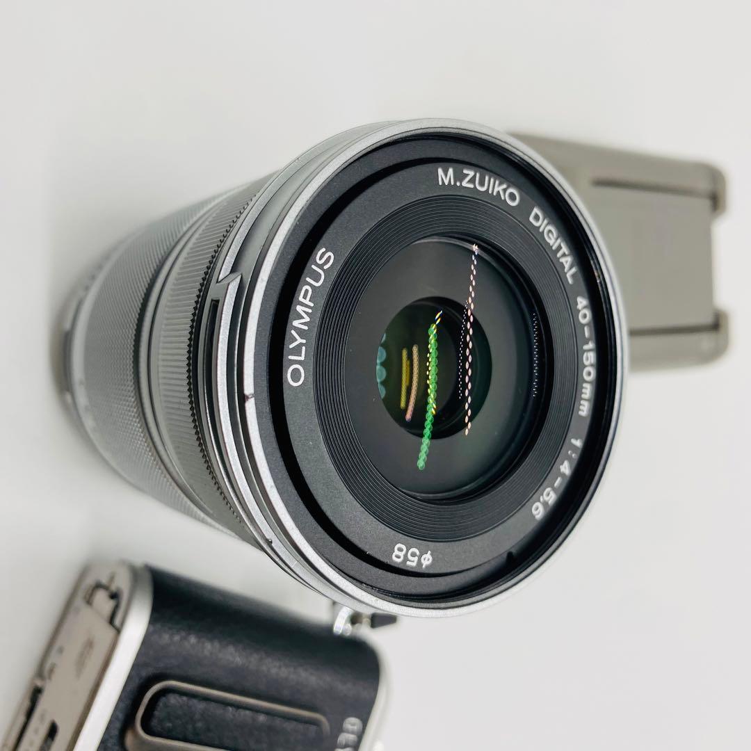 良品 Olympus PEN E-PL8 ダブルズームキット 予備バッテリー付き