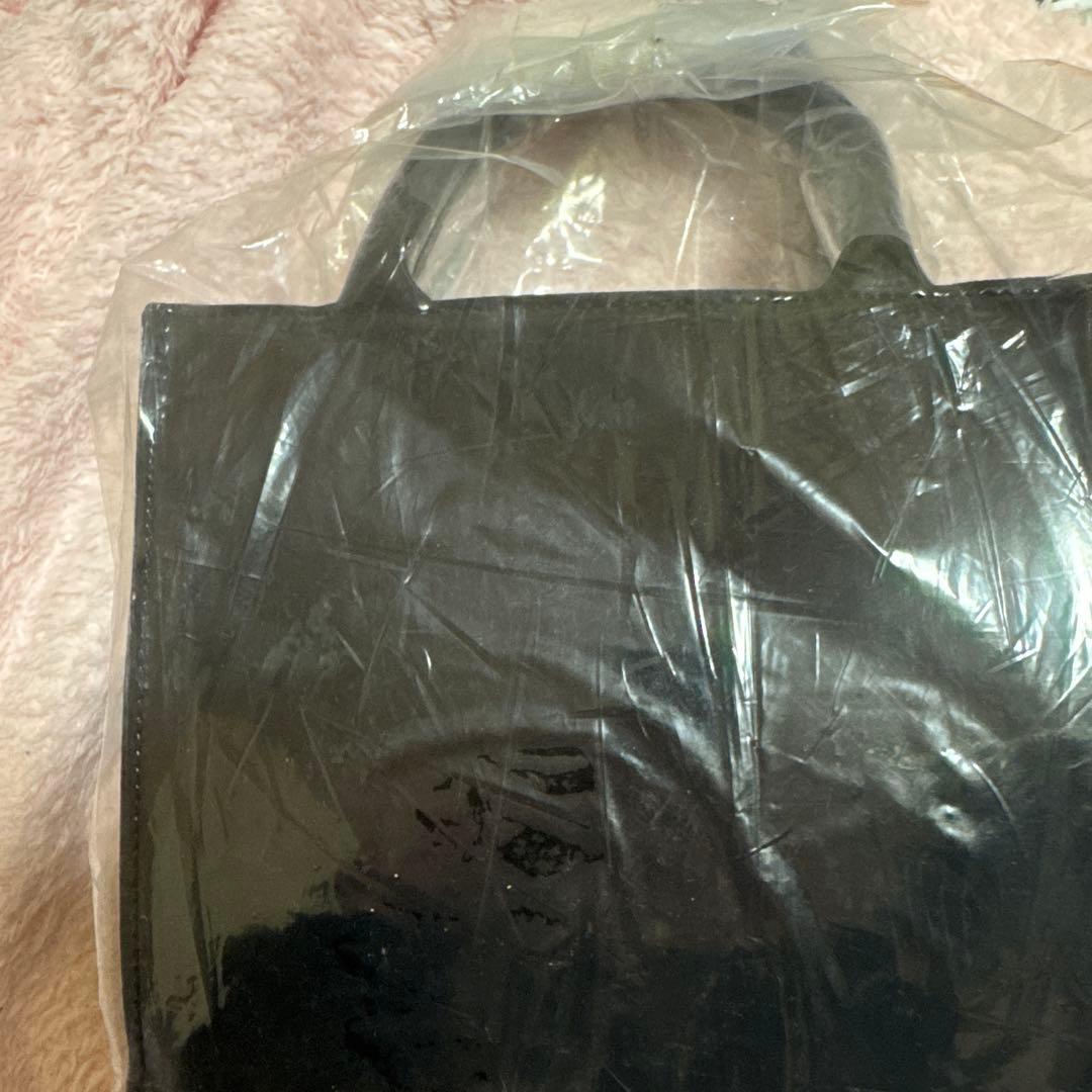 épine logo enamel 2way bag エナメルバッグ　新品