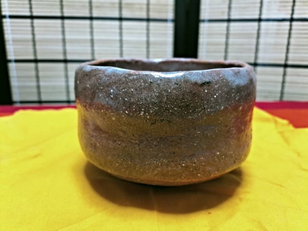 赤楽茶碗 共布 共箱付き 茶道具 ❤️