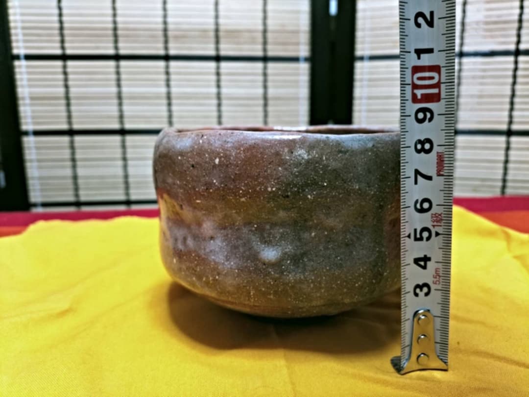 赤楽茶碗 共布 共箱付き 茶道具 ❤️