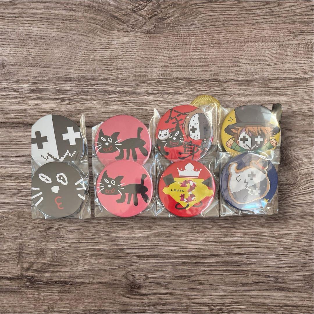 LEVEL展 クロネコ +目 限定 グッズセット 缶バッジ アクキー まとめ売り