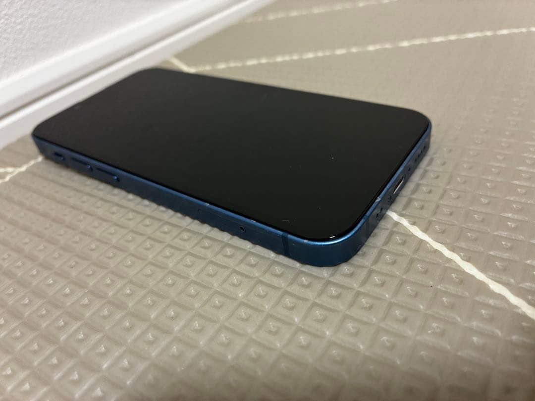 iPhone13 mini 128GB ブルー 美品 箱付 バッテリー74%