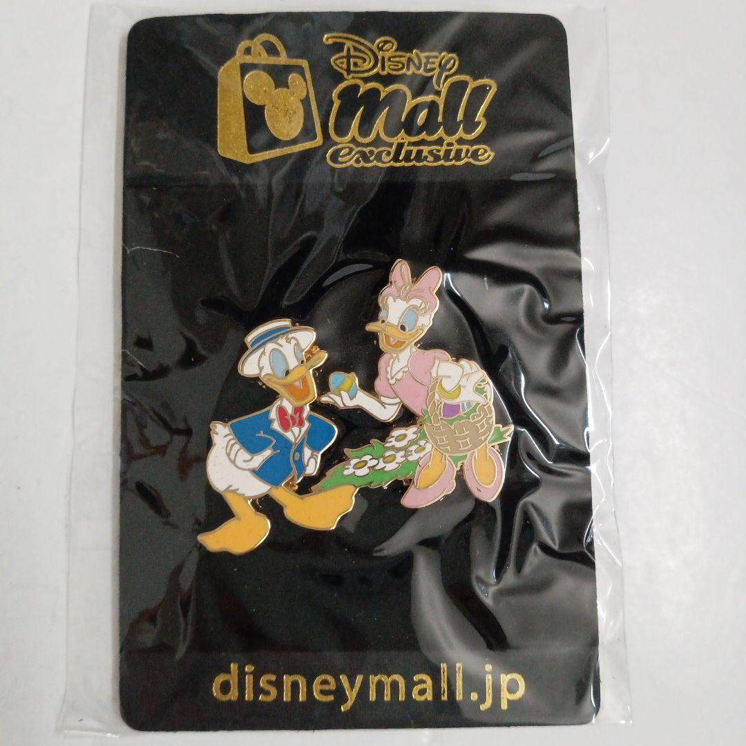ディズニーモール　ピンバッジ　ドナルド＆デイジー　イースター