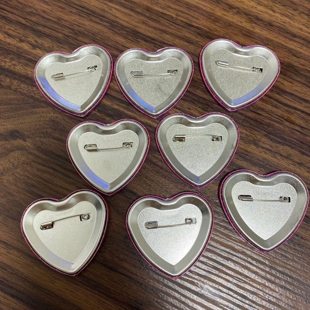 ダンガンロンパ　ハート缶バッジ　　ダンガンロンパ缶バッジ