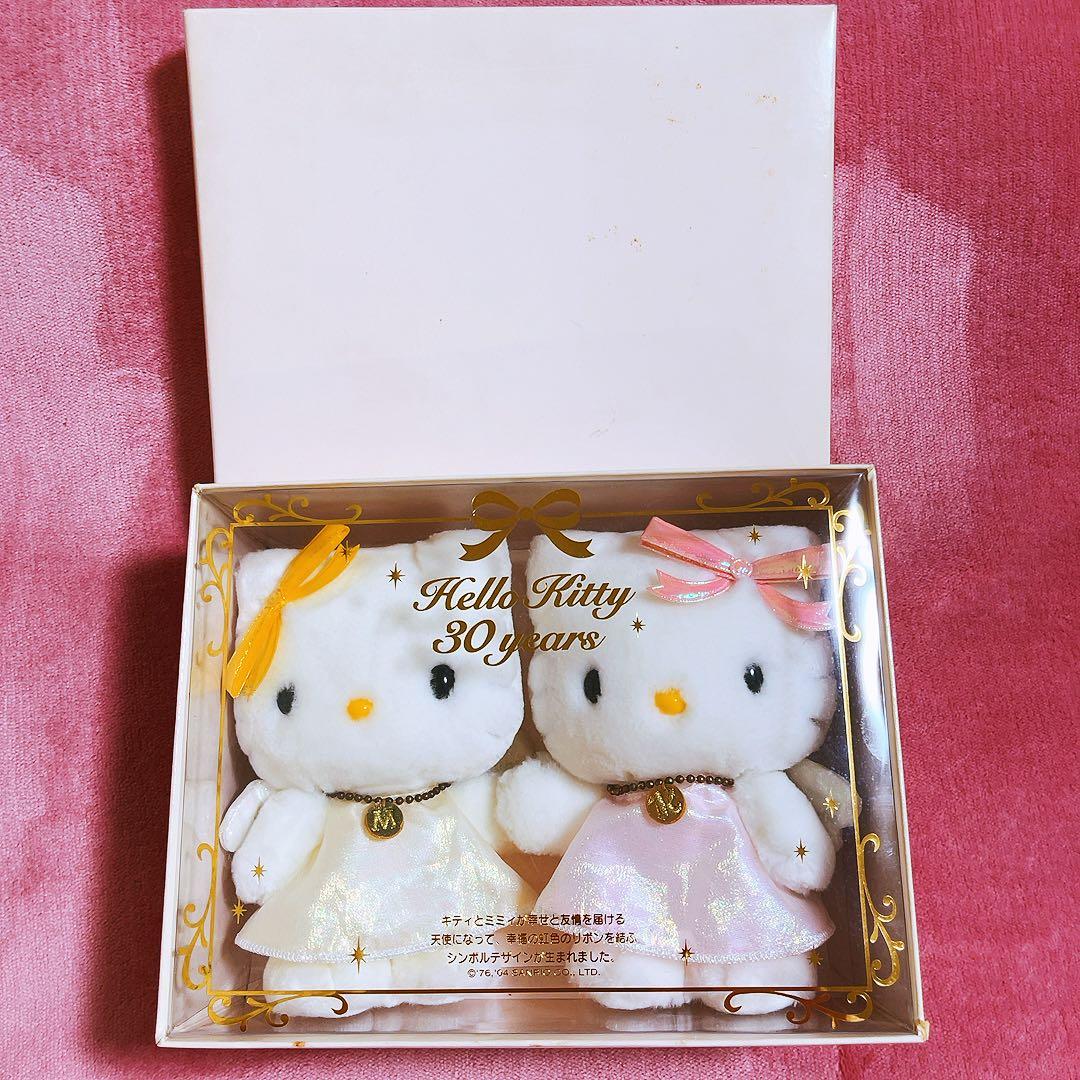 希少レア　ハローキティ　ミミィ　30th ぬいぐるみ　エンジェル　2004年製
