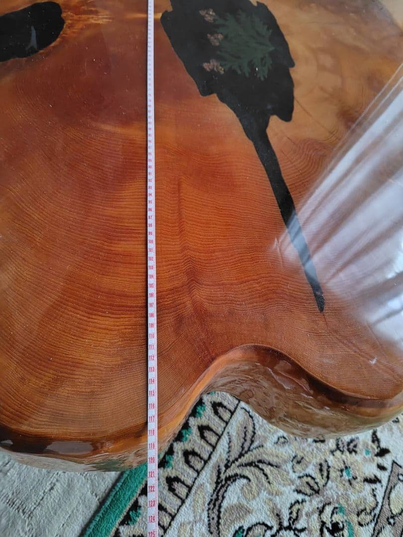 ユニークな自然木の座卓　値段相談可