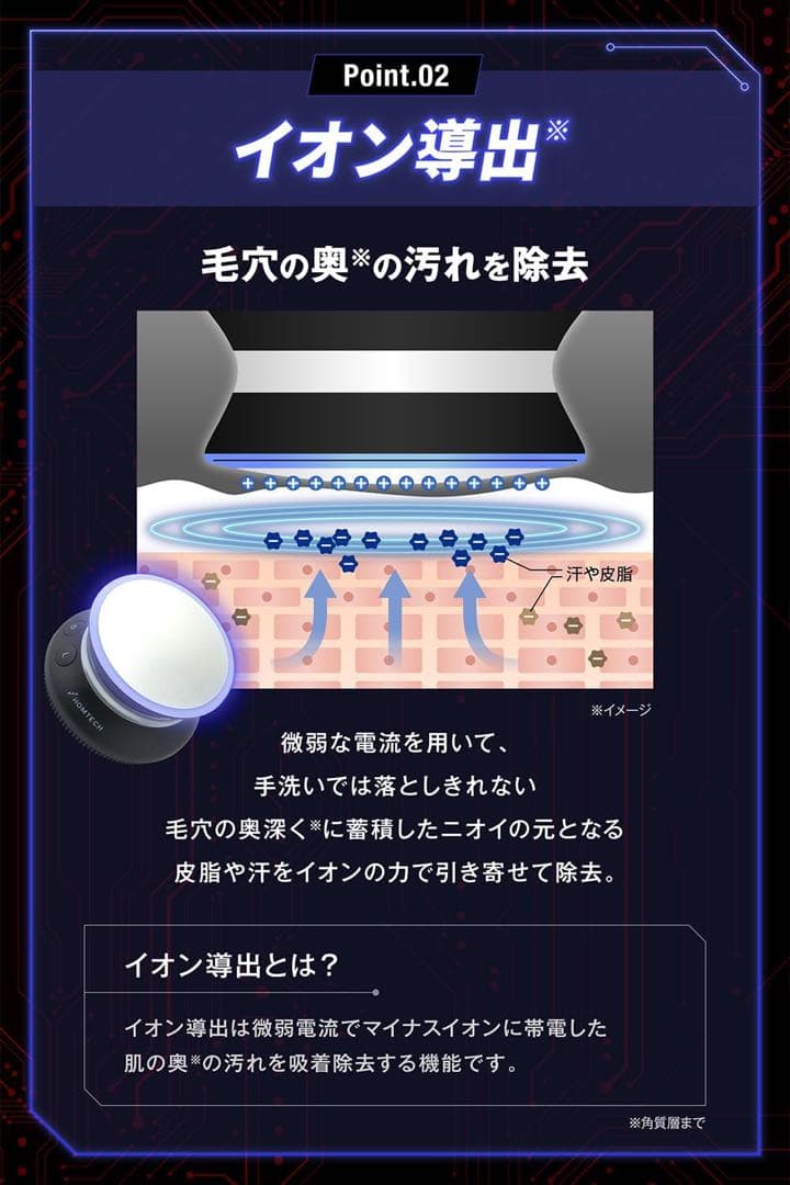 オムテック ライジングアップ ディープクレンジング デバイス　　　同