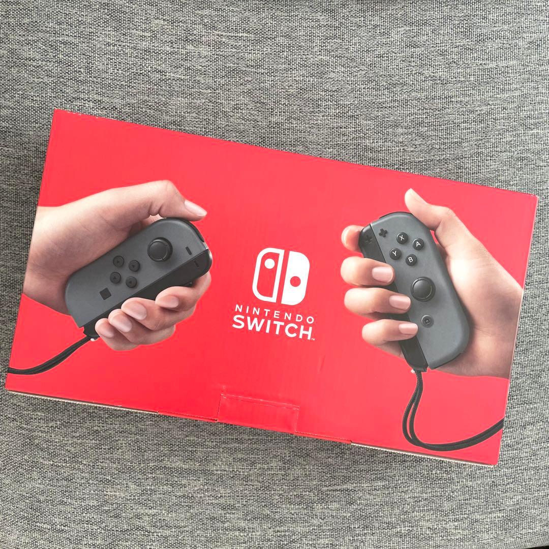 Nintendo Switch本体Joy-Con(L)/(R) グレー動作確認済