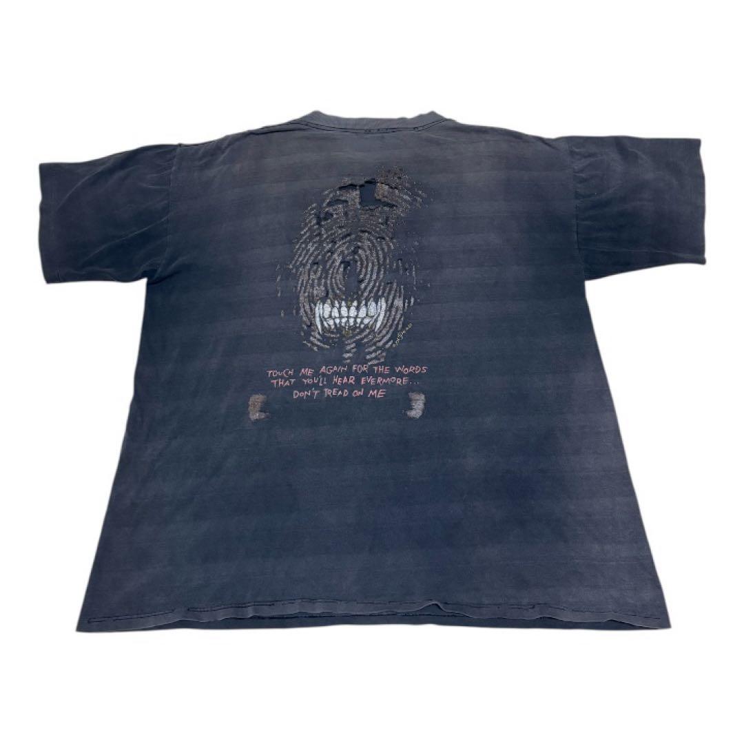 希少 90s USA製 フェード ボロ メタリカTシャツ