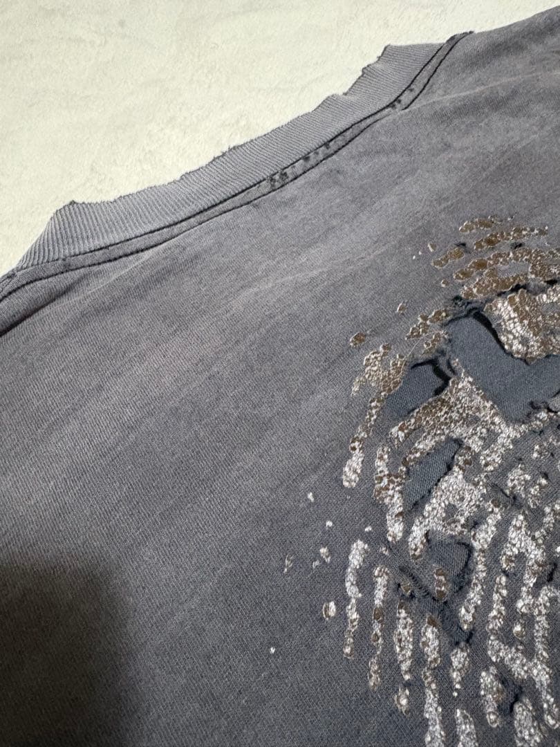 希少 90s USA製 フェード ボロ メタリカTシャツ