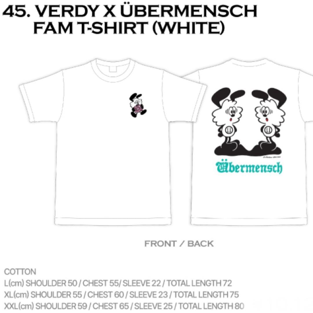 アイドル VERDY x G-DRAGON Ubermensch T-Shirt XL