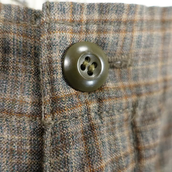 ★hiros★ジュンヤワタナベマン　春夏　チェック地サルエルカーゴパンツ