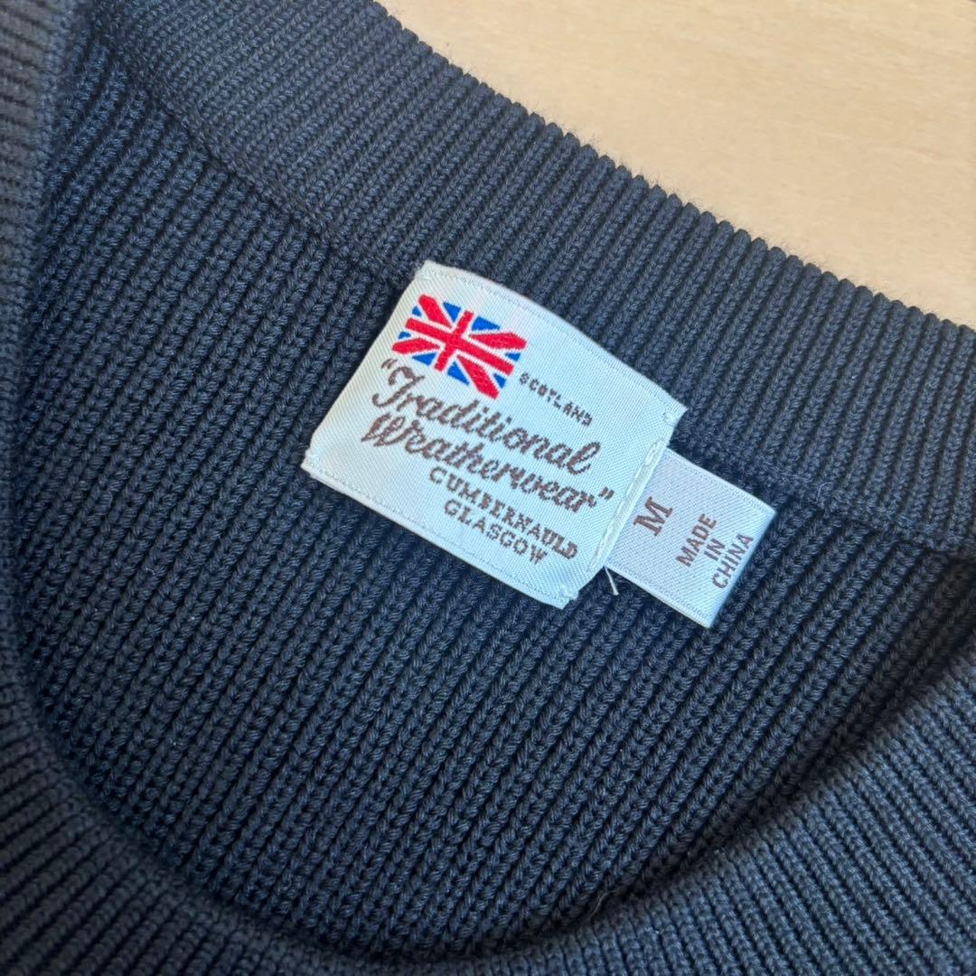 Traditional Weatherwear ノースリーブニットベスト M 黒