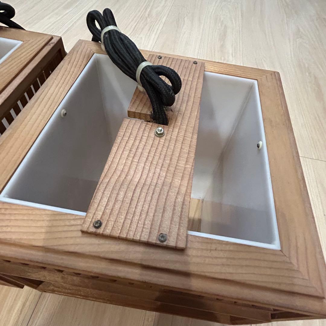 和風ペンダントライト　蛍光灯　レトロ　昭和