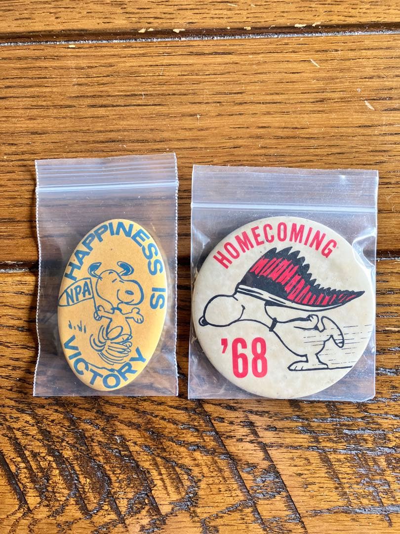 ビンテージ　スヌーピー 缶バッジ 12個セット