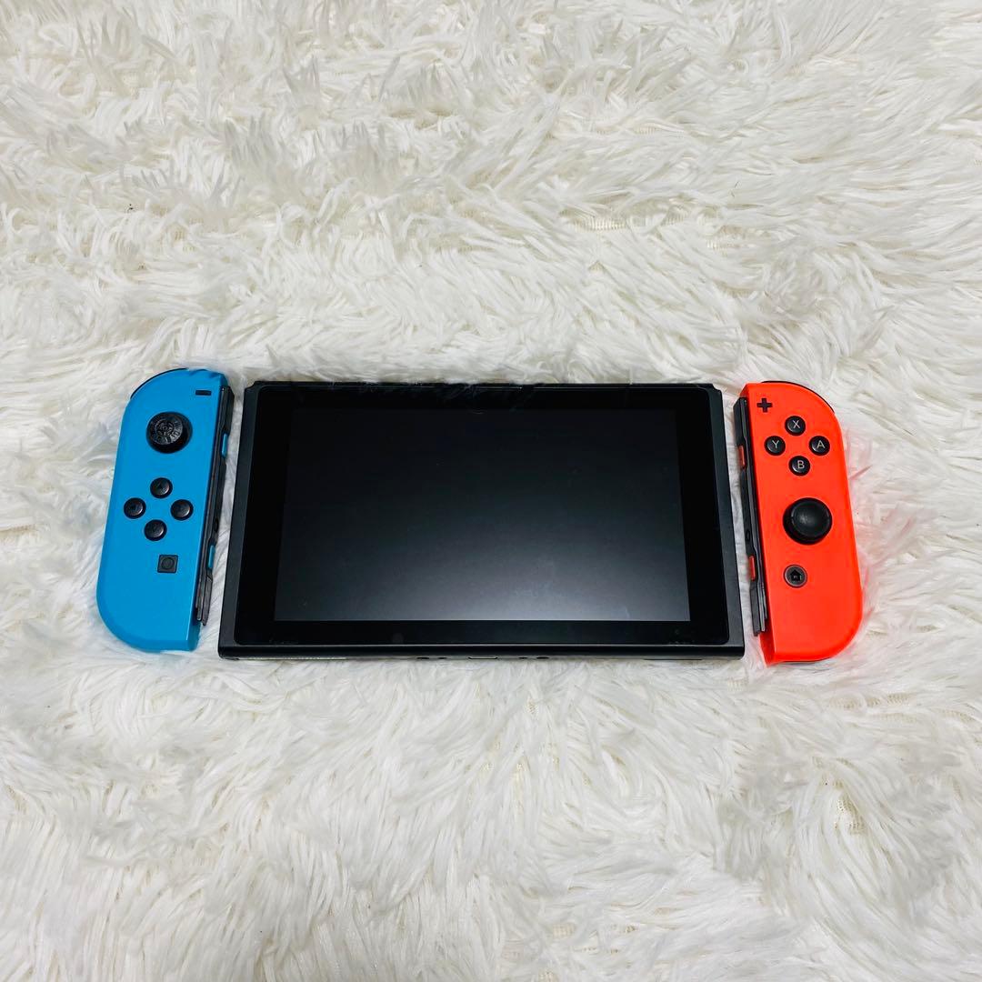 Nintendo Switch 付属品完備ブルー/レッド 初期型SD＋ケース付き