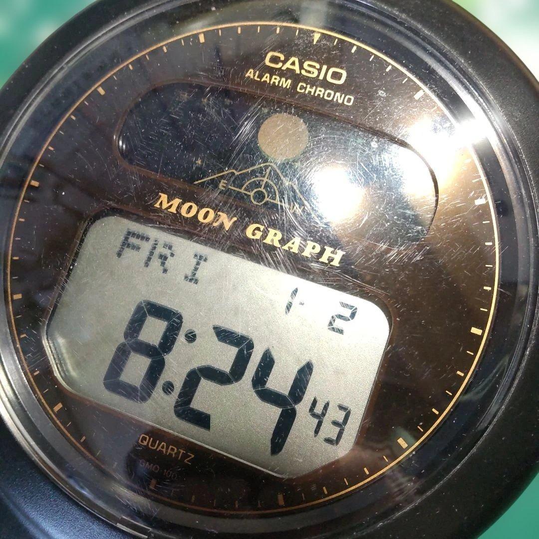 CASIO MOON GRAPH デジタル置時計