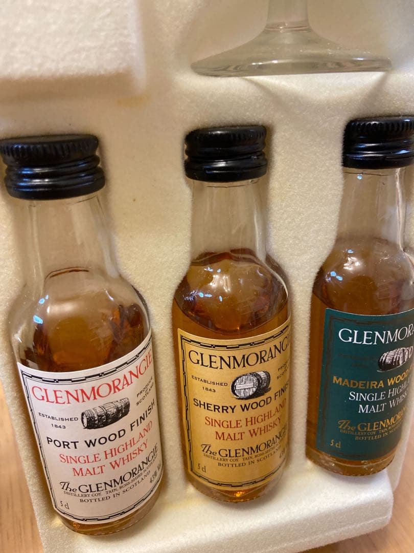Glenmorangie ミニボトル　ウイスキー4本セット