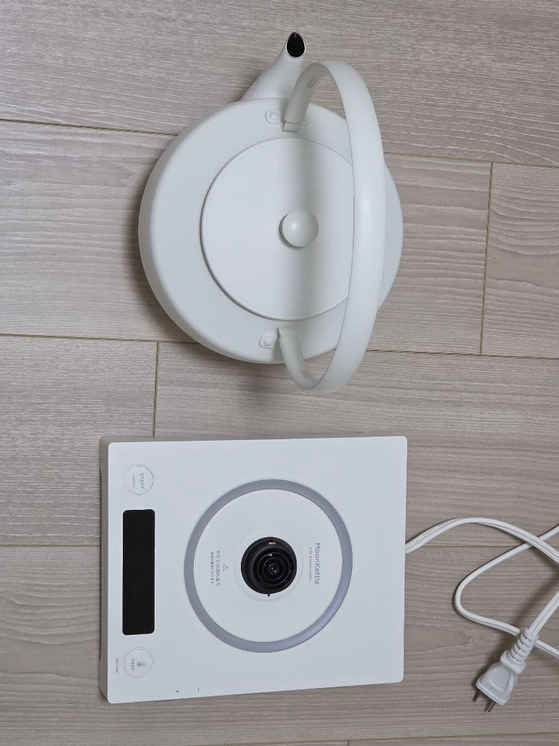 MoonKettle 温度調整機能 電気ケトル 白 BALMUDA ムーンケトル