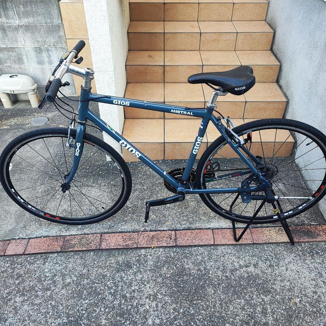 福岡発 整備済 GIOS MISTRAL ミストラル グレー クロスバイク 52